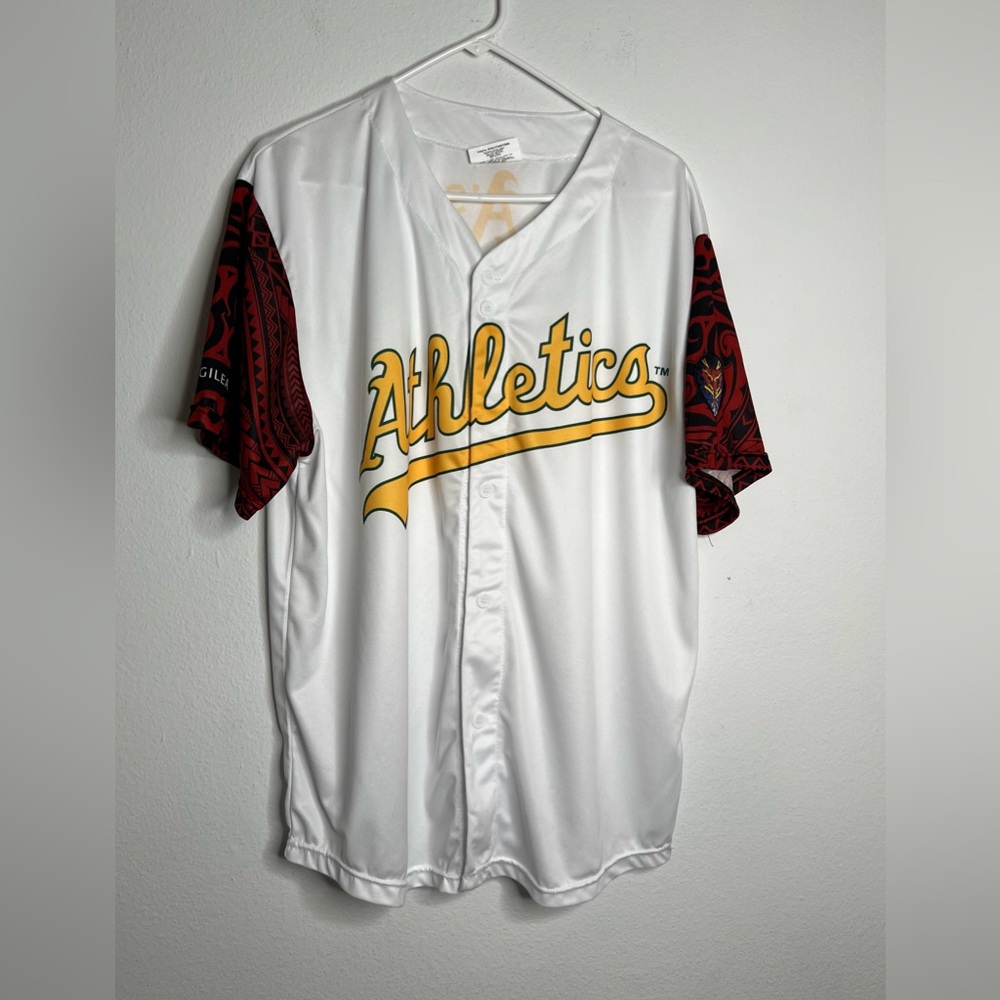 Oakland A’s Athletics Mens Shirt Size XL Multicolor 100 % Poliéster